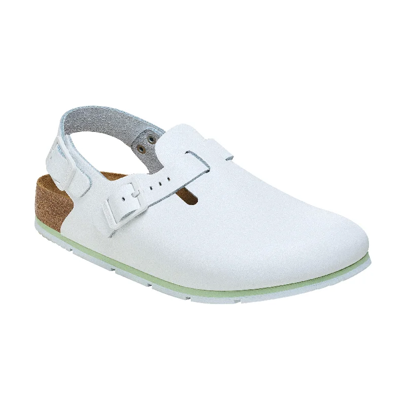 Versatile and stylish women's shoes for city walksTokio Pro White PU Coated Natural Leather