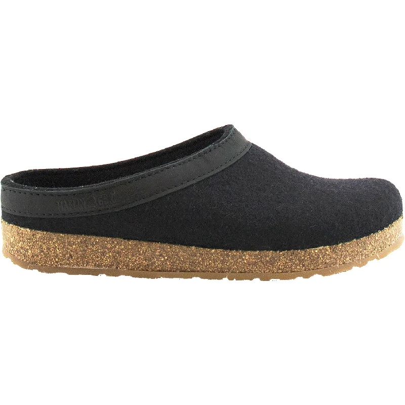 Stylish and affordable women's shoesUnisex Haflinger GZL Black Wool