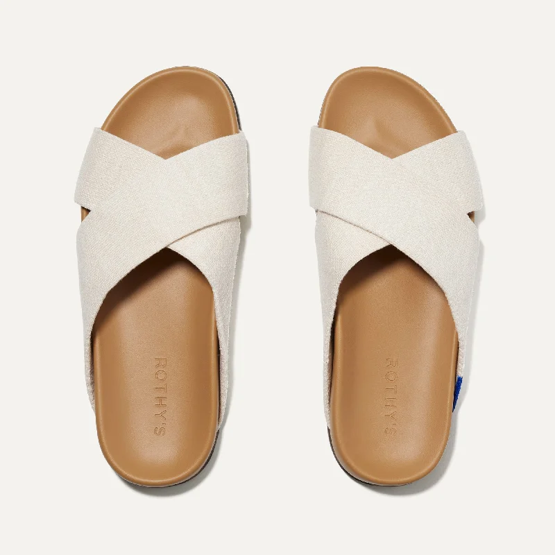 Elegant and sophisticated women's shoes for mature womenThe Weekend Slide - Oat
