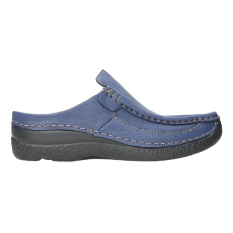 Effortlessly stylish women's shoe choicesWolky Roll Slide Sky Blue Print Clogs (Women's)