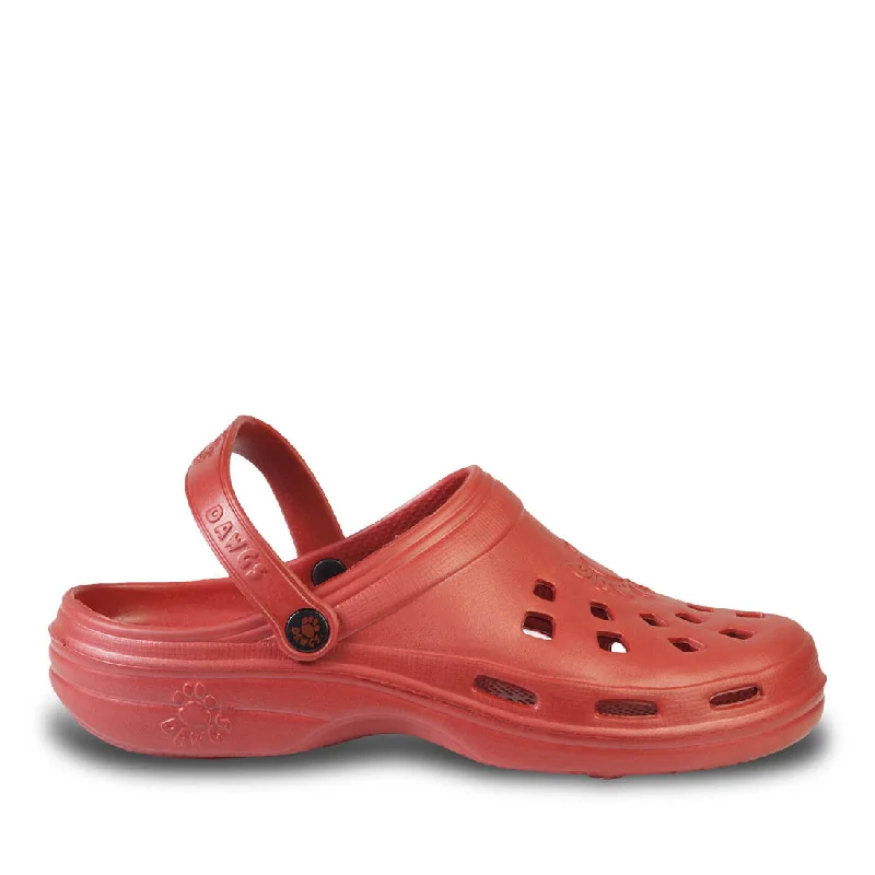 Elegant and sophisticated women's shoe stylesWomen's Beach Dawgs Clogs - Red