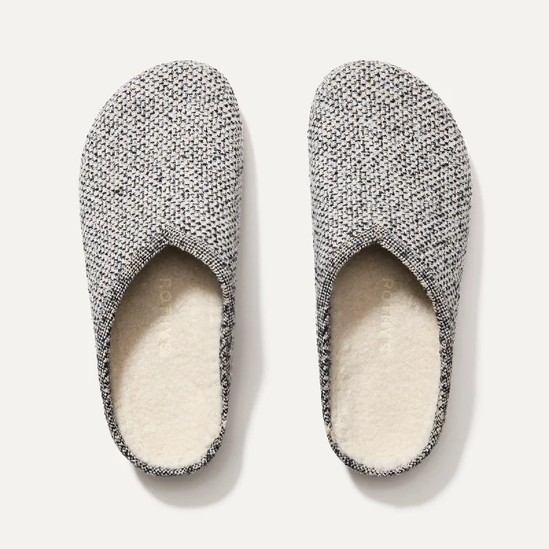 Luxurious and opulent women's shoe optionsThe Cozy Clog - Cookies and Cream Bouclé
