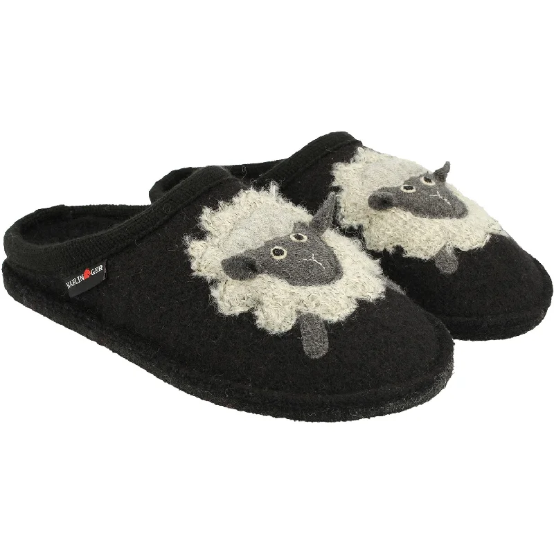 Comfy and stylish women's shoes for walkingWomen's Haflinger Lamby Black Wool