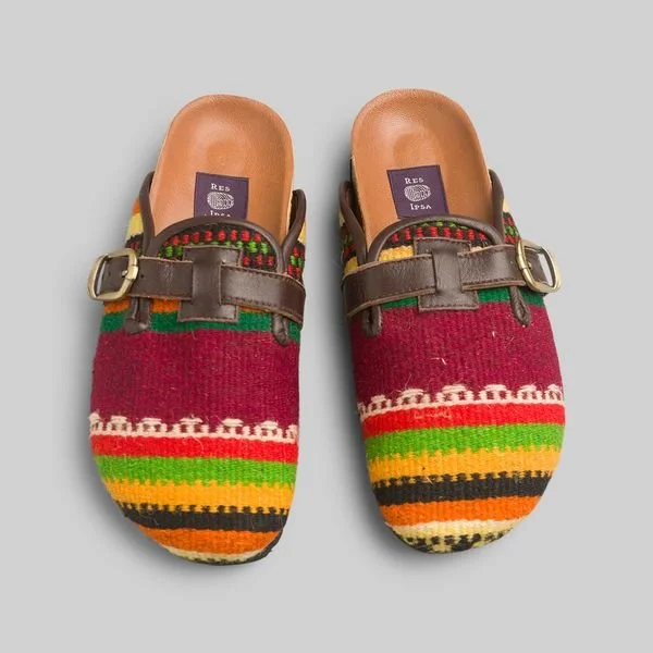 Feminine and romantic women's shoe designsWomen's Kilim Clog Size 9