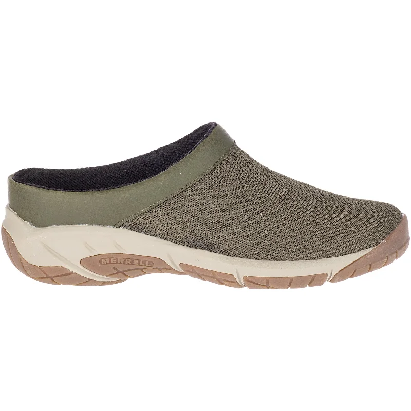 Durable and reliable women's shoesWomen's Merrell Encore Breeze 4 Olive Leather/Mesh