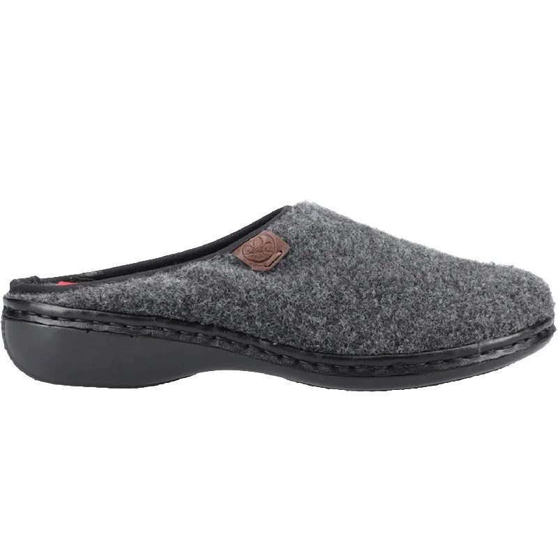 Comfy and casual women's shoes for the weekendWomen's Rieker 659A4-35 Regina A4 Anthrazit/Brown Felt