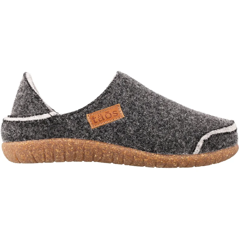 Elegant and sophisticated women's shoe stylesUnisex Taos Convertawool Charcoal Wool Elegant and sophisticated women's shoe stylesUnisex Taos Convertawool Charcoal Wool