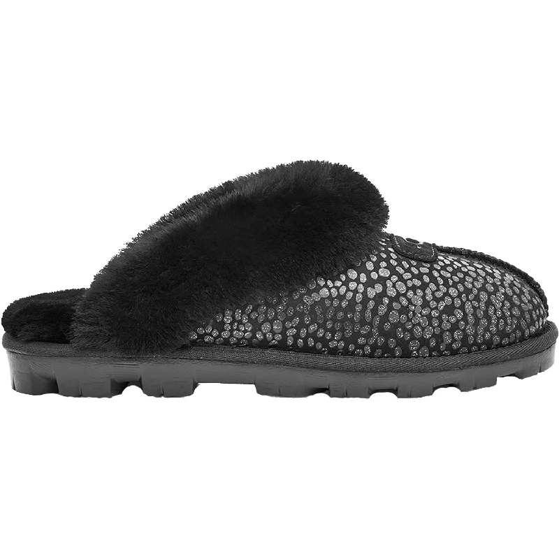 Colorful and vibrant women's shoe patternsWomen's UGG Coquette Sparkle Spots Black Sheepskin