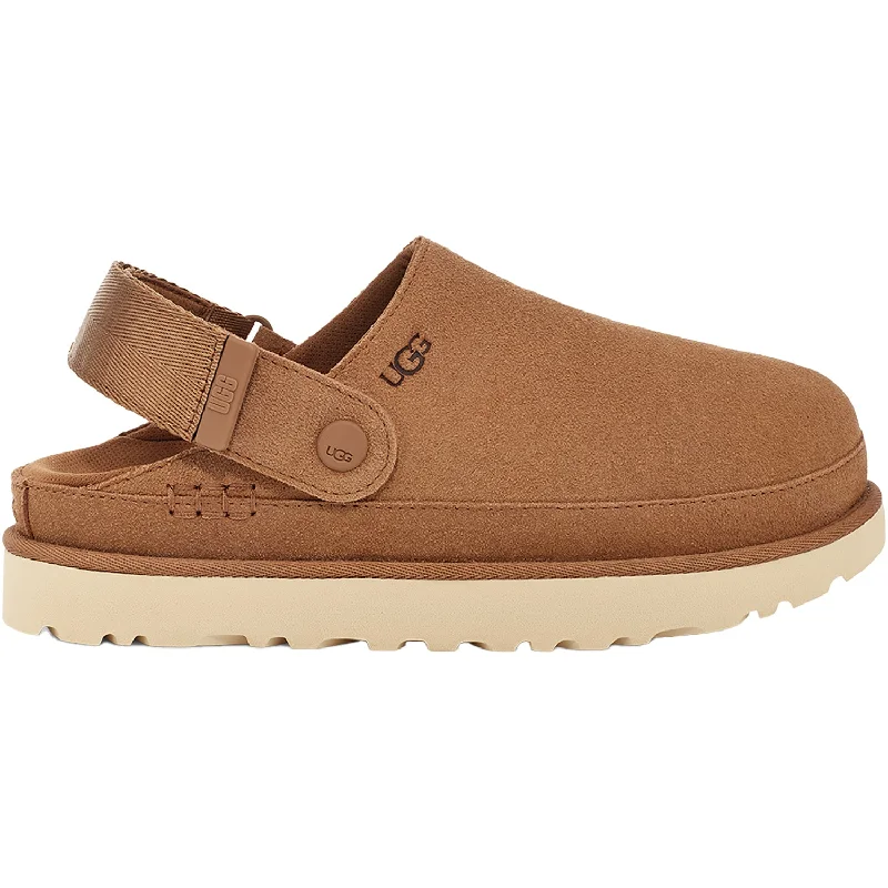 Elegant and sophisticated women's shoes for opera nightsWomen's UGG Goldenstar Clog Chestnut Suede Elegant and sophisticated women's shoes for opera nightsWomen's UGG Goldenstar Clog Chestnut Suede
