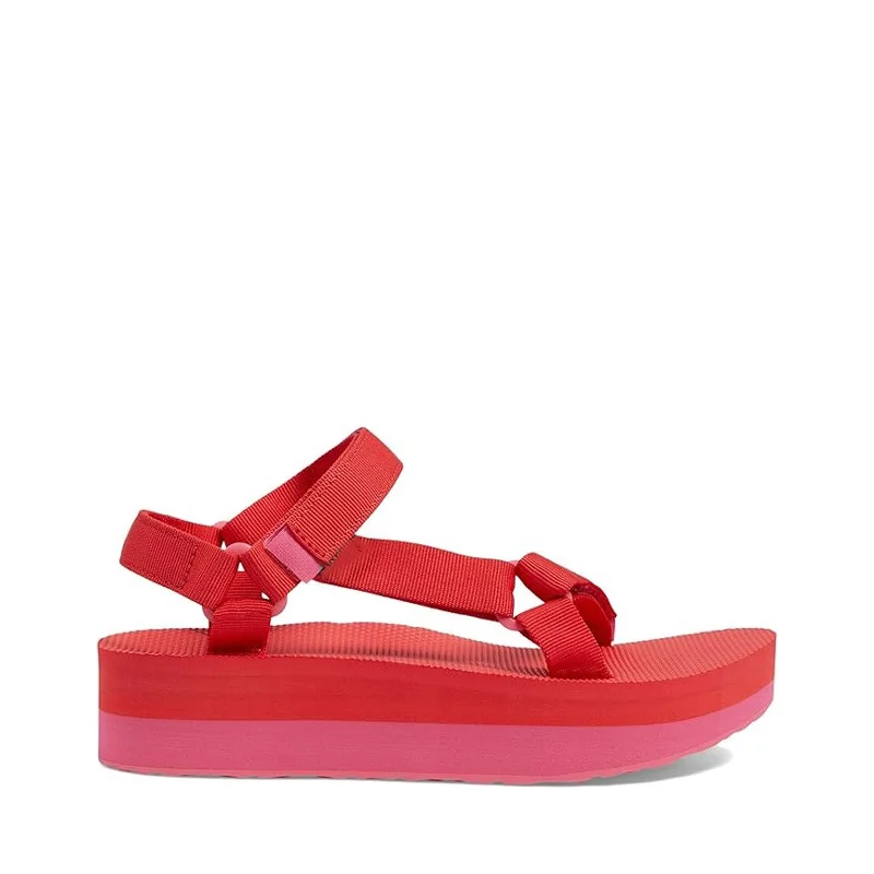 Chic and minimalist women's footwear trendsWomen's Shoes Teva FLATFORM UNIVERSAL Strappy Sandals 1008844 HOT PINK Chic and minimalist women's footwear trendsWomen's Shoes Teva FLATFORM UNIVERSAL Strappy Sandals 1008844 HOT PINK