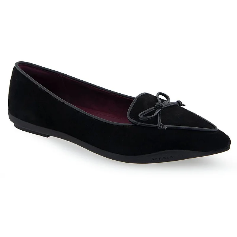 Chic and stylish women's shoes for graduation ceremoniesAerosoles Womens Doran Suede Pointed Toe Ballet Flats