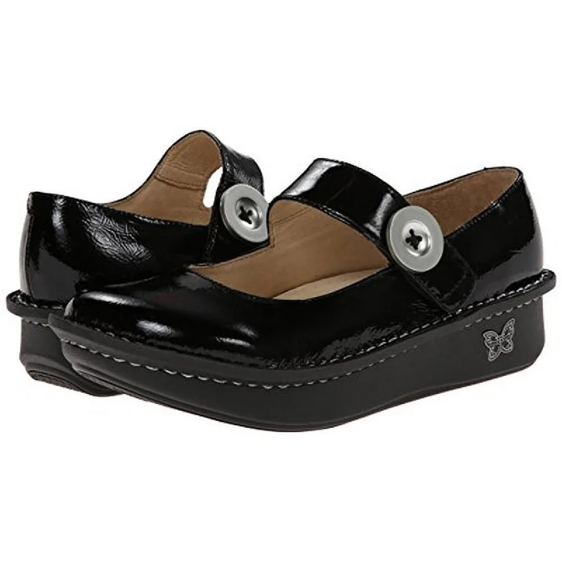 Bold and statement-making women's shoes for the bold and beautifulAlegria Womens Paloma Patent Leather Platform Mary Janes