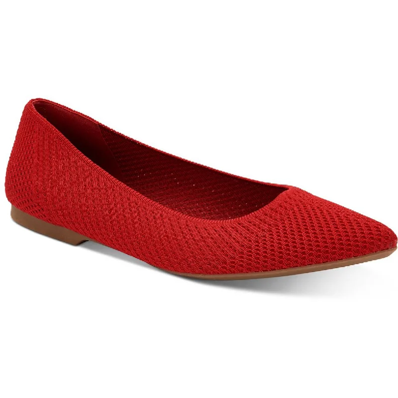 Versatile and adaptable women's shoes for every occasionAlfani Womens Poppyy Knit Geometric Pointed Toe Flats