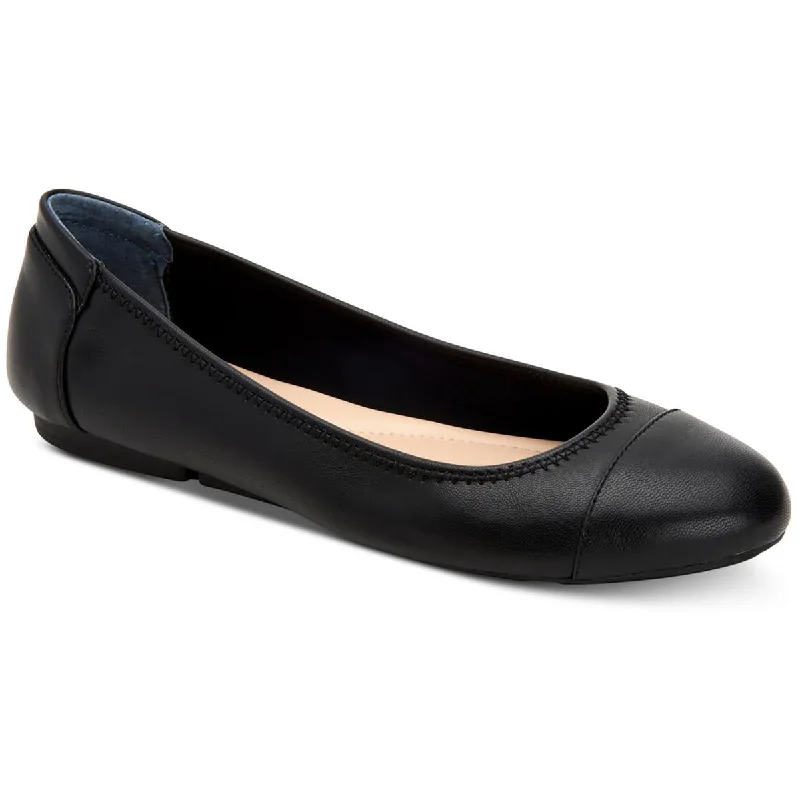 Bold and colorful women's shoes for making a statementAlfani Womens Tavii 2 Faux Leather Slip on Ballet Flats