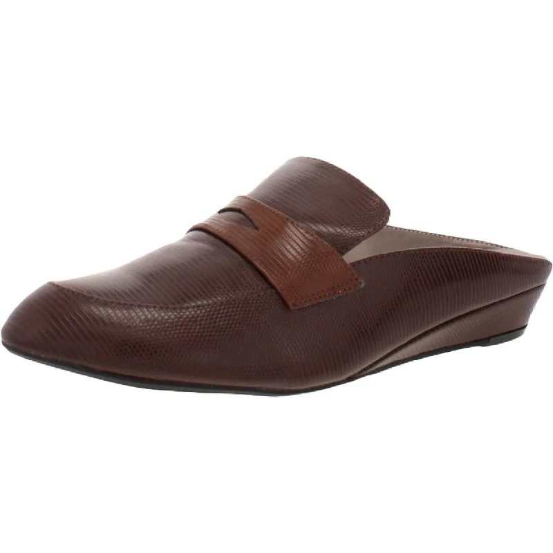 Comfy and stylish women's shoes for flat feetArray Womens Leilani Faux Leather Slip On Loafer Mule Comfy and stylish women's shoes for flat feetArray Womens Leilani Faux Leather Slip On Loafer Mule