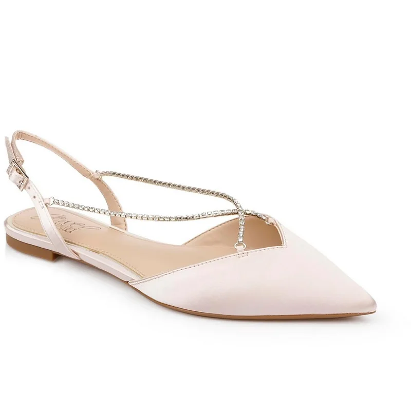 Elegant and sophisticated women's shoes for elegant eveningsBadgley Mischka Womens Alanna Embellished Pointed Toe Flat Shoes Elegant and sophisticated women's shoes for elegant eveningsBadgley Mischka Womens Alanna Embellished Pointed Toe Flat Shoes