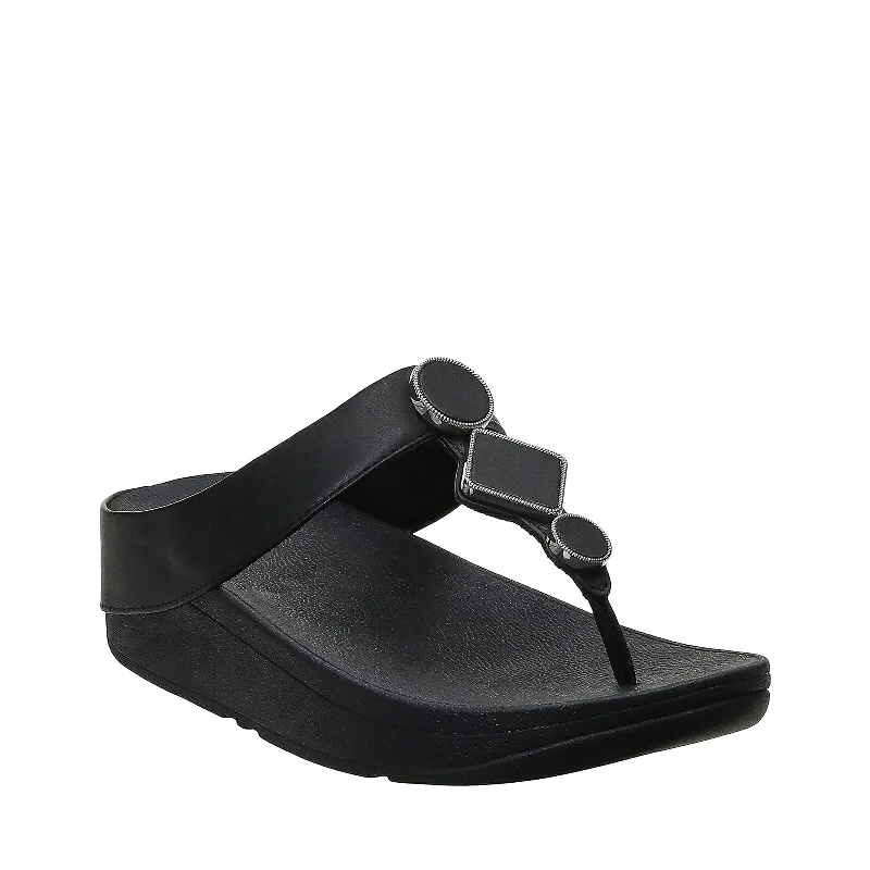 Versatile and elegant women's shoes for any outfitFitFlop Women's Lea Leather Toe Thongs Slip On Sandals Black Size 9 Versatile and elegant women's shoes for any outfitFitFlop Women's Lea Leather Toe Thongs Slip On Sandals Black Size 9