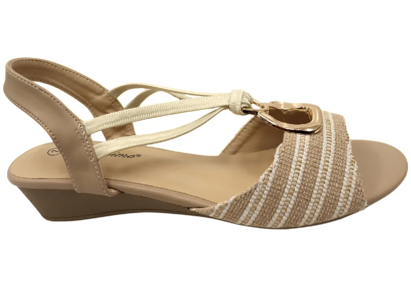 Stylish and practical women's shoes for rainy daysBellissimo Sienna Womens Comfortable Low Wedge Sandals Stylish and practical women's shoes for rainy daysBellissimo Sienna Womens Comfortable Low Wedge Sandals