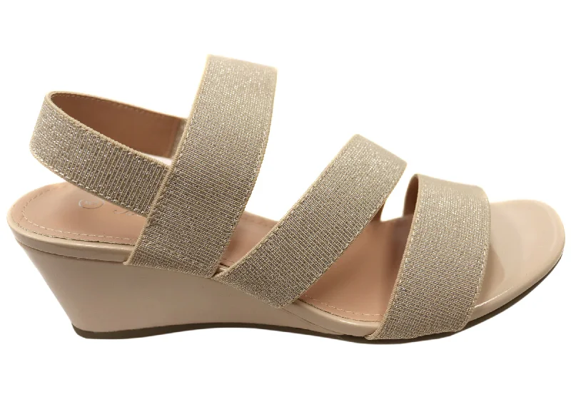 Chic and minimalist women's footwear trendsBellissimo Tabitha Womens Comfortable Wedge Sandals Chic and minimalist women's footwear trendsBellissimo Tabitha Womens Comfortable Wedge Sandals