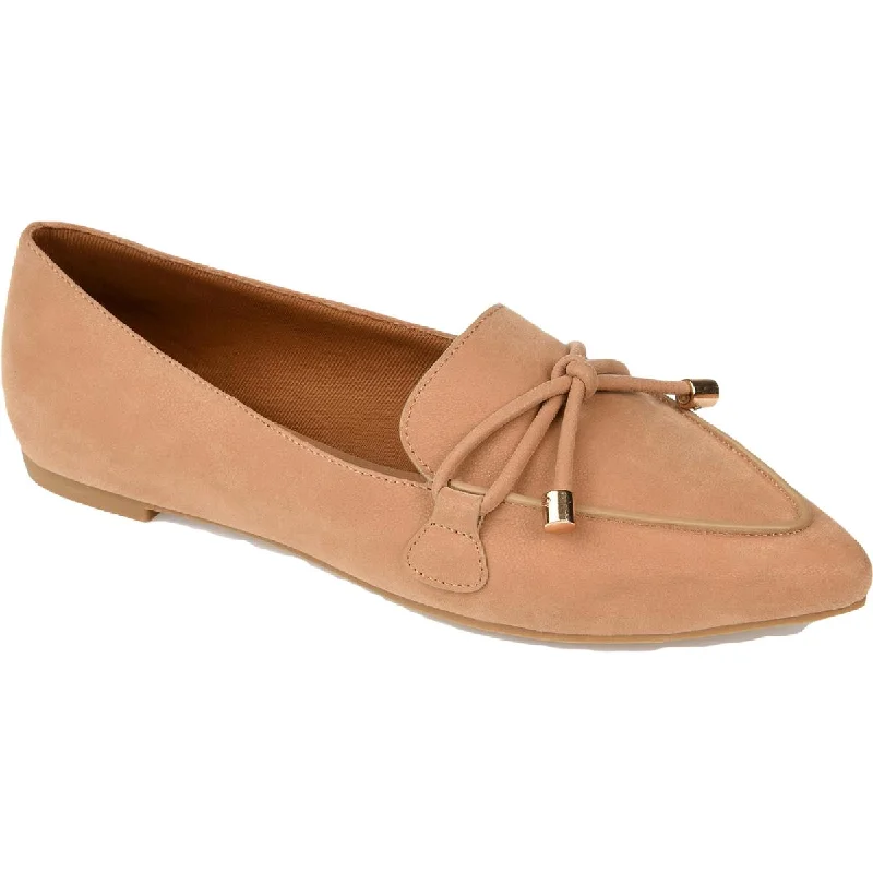 Feminine and romantic women's shoe designsMuriel Womens Faux Leather Slip On Loafers Feminine and romantic women's shoe designsMuriel Womens Faux Leather Slip On Loafers