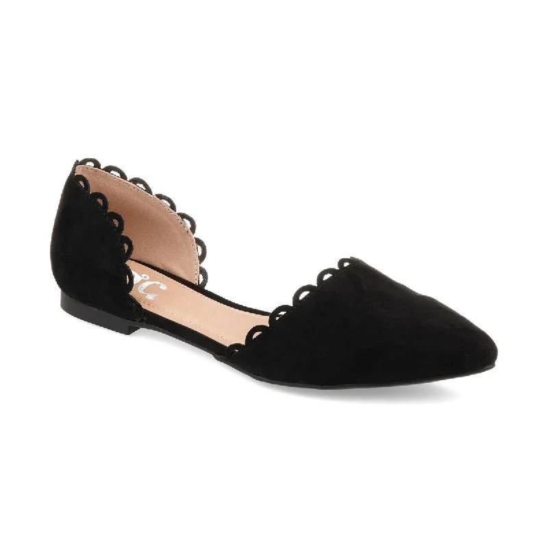 Elegant and sophisticated women's shoes for any formal eventJezlin Womens Scalloped Slip On Pointed Toe Flats Elegant and sophisticated women's shoes for any formal eventJezlin Womens Scalloped Slip On Pointed Toe Flats