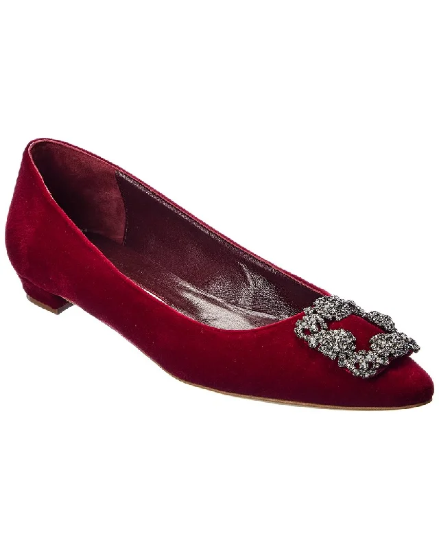 Bold and colorful women's shoes for making a statementManolo Blahnik Hangisi Suede Flat Bold and colorful women's shoes for making a statementManolo Blahnik Hangisi Suede Flat
