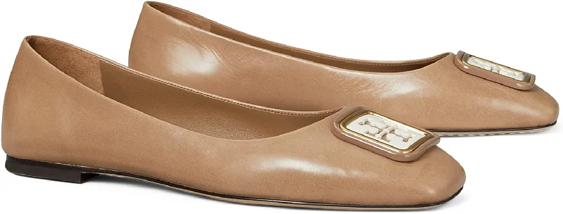 Fashion-forward and trendy women's shoe stylesTory Burch Women's Georgia Ballet Flats, Almond Flour