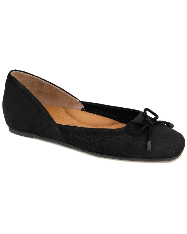 Comfy and stylish women's shoes for walkingGentle Souls By Kenneth Cole Sailor Nubuck Leather Flat