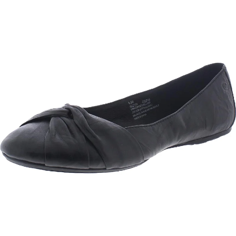 Versatile and chic women's shoes for everyday eleganceLilly Womens Leather Slip On Ballet Flats