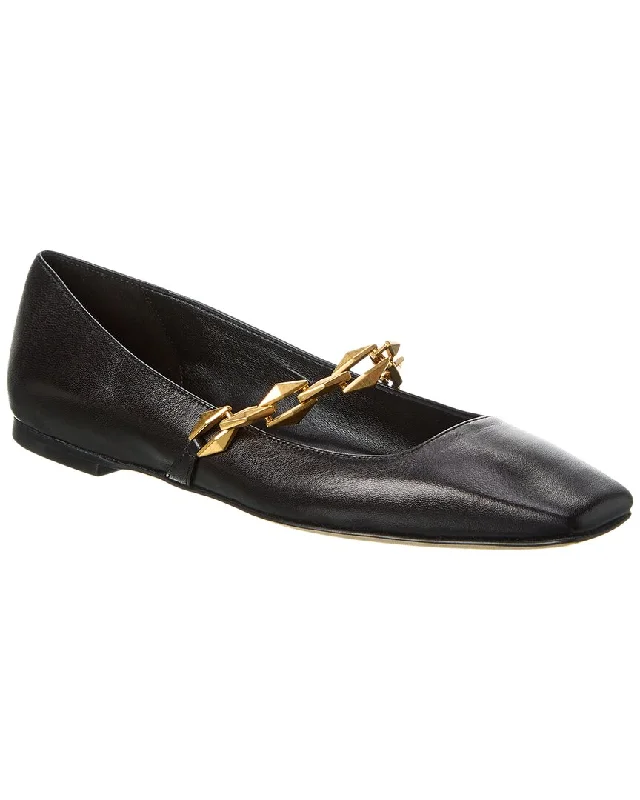 Comfy and stylish women's shoes for everyday comfortJimmy Choo Diamond Tilda Leather Flat