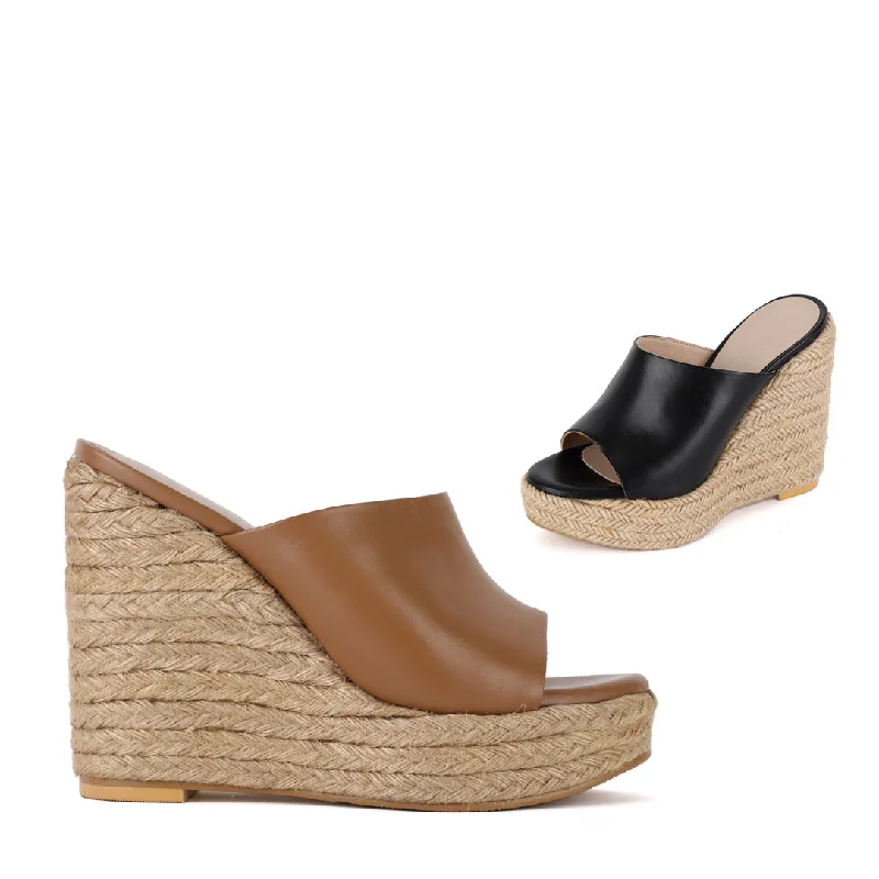 Stylish and elegant women's shoes for weddingsBOMDIA - espadrille mules