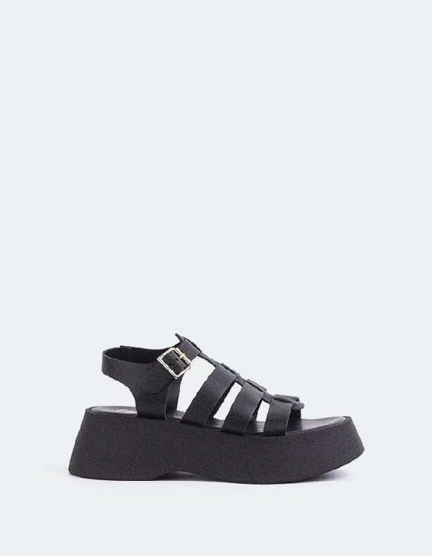 Comfy and stylish women's shoes for walkingConfident Black Leather