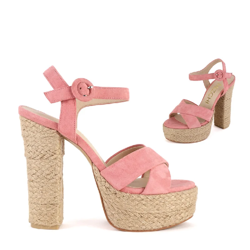 Elegant and sophisticated women's shoes for opera nightsDAHOM - espadrille platform Elegant and sophisticated women's shoes for opera nightsDAHOM - espadrille platform