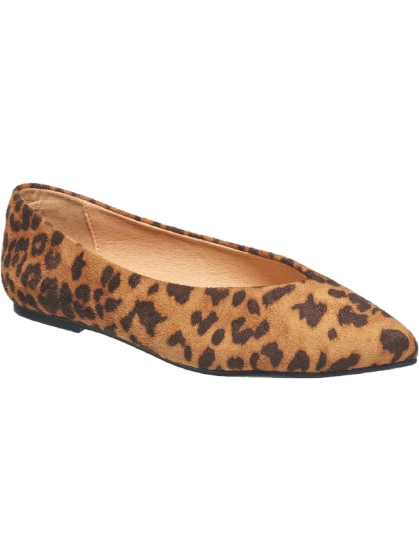Bold and striking women's shoe fashionsDaisy Womens Faux Suede Slip-On Ballet Flats