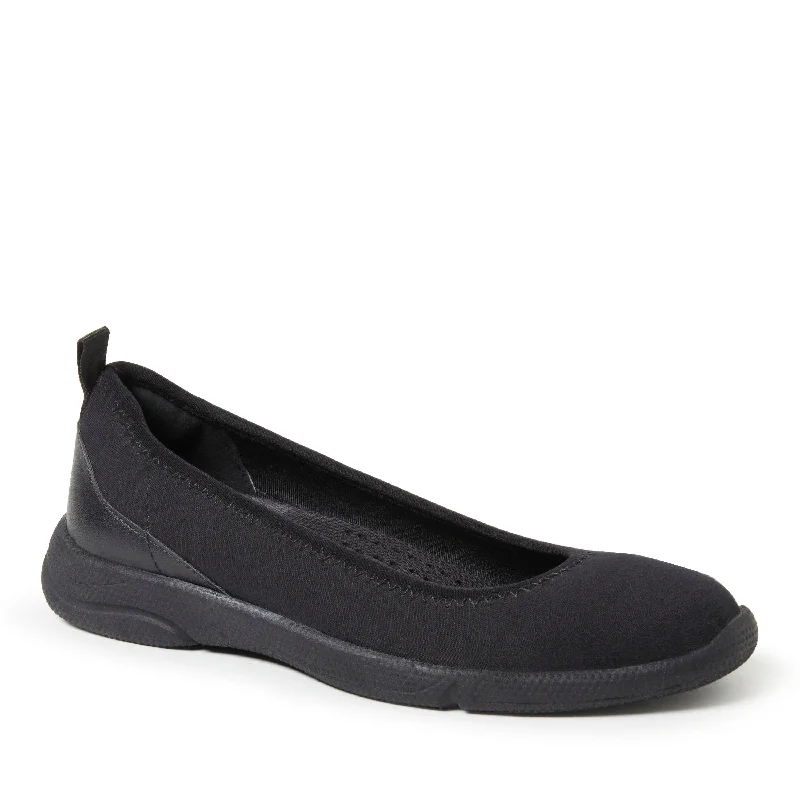 Chic and trendy women's shoes for the officeDearfoams Women's Mia Ballet Flat Indoor/Outdoor Slip Ons Chic and trendy women's shoes for the officeDearfoams Women's Mia Ballet Flat Indoor/Outdoor Slip Ons