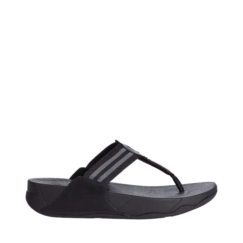 Flattering and stylish women's shoes for wide feetFitFlop DX4090-040 WALKSTAR TOE-POST SANDALS All Black Flattering and stylish women's shoes for wide feetFitFlop DX4090-040 WALKSTAR TOE-POST SANDALS All Black
