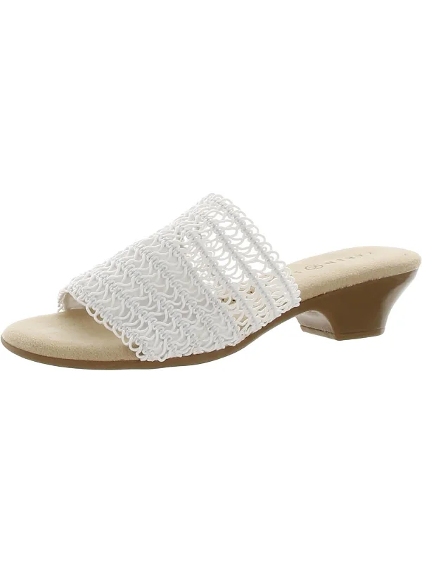 Comfy and stylish women's shoes for lounging around the houseElsaa Womens Woven Slip-on Mules
