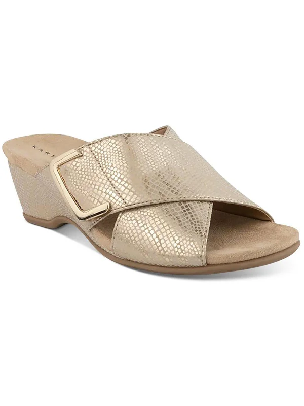 Sleek and modern women's footwear optionsELZAA Womens Slip On Open Toe Wedge Sandals Sleek and modern women's footwear optionsELZAA Womens Slip On Open Toe Wedge Sandals