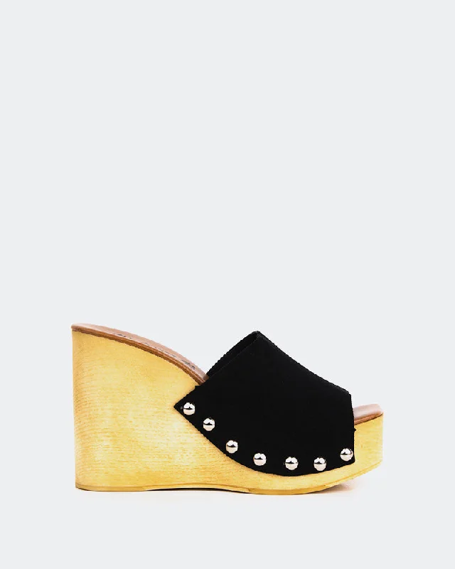 Chic and sophisticated women's footwear for workEmeline Black Suede