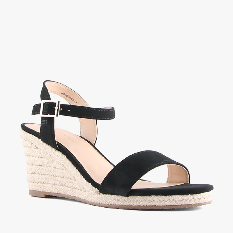 Flattering and stylish women's shoes for petite feetGODDESS BLACK NUBUCK