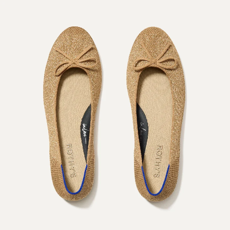 Chic and versatile women's footwearThe Ballet Flat - Goldstone