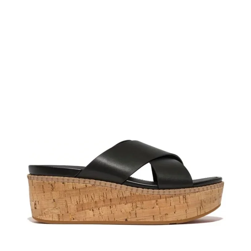 Stunning and eye-catching women's footwearWomen's Shoes Fitflop ELOISE ESPADRILLE Platform Wedge Sandals HS4-001 BLACK Stunning and eye-catching women's footwearWomen's Shoes Fitflop ELOISE ESPADRILLE Platform Wedge Sandals HS4-001 BLACK