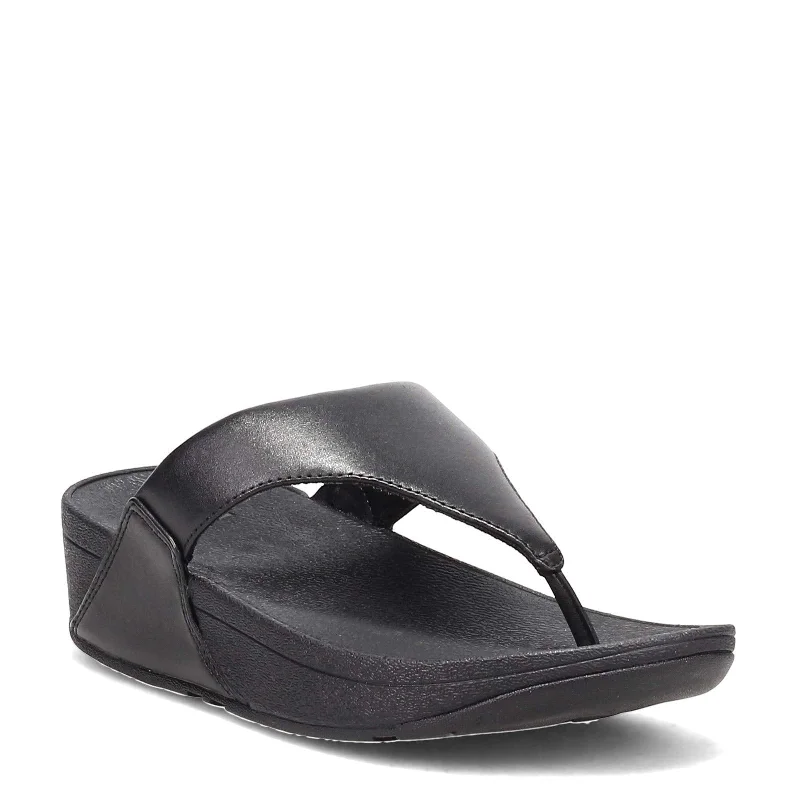 Versatile and stylish women's shoes for everyday chicFitFlop Women's Lulu Toe-Post Leather Flip-Flop Sandal, Black