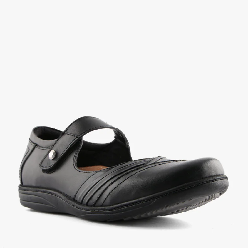 Stylish and supportive women's shoes for high archesJAMIE 2 BLACK