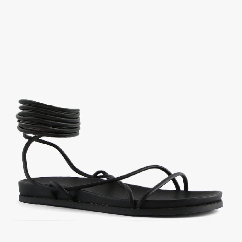 Stylish and comfortable women's shoes for long flightsKITE BLACK