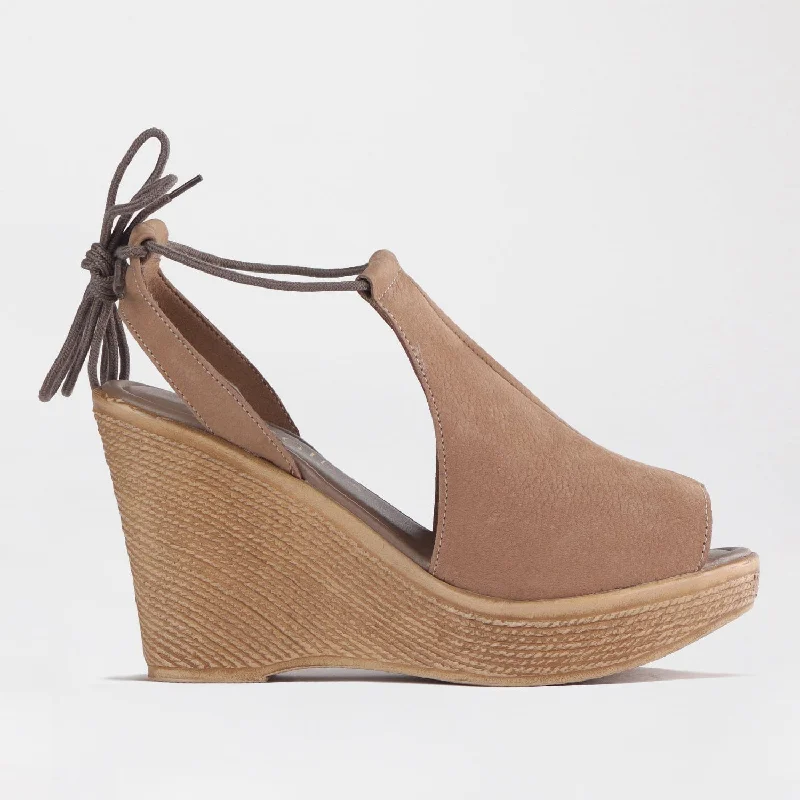Colorful and vibrant women's shoe patternsLace-Up Wedge Sandal - 12821