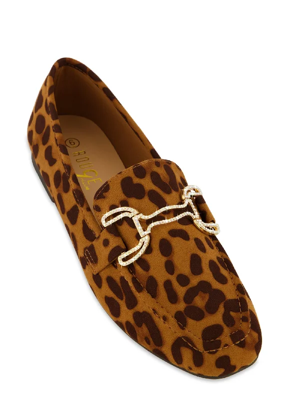 Comfy and stylish women's shoes for lounging around the houseFaux Suede Rhinestone Detail Loafers Comfy and stylish women's shoes for lounging around the houseFaux Suede Rhinestone Detail Loafers