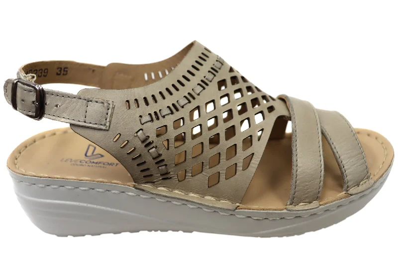 Elegant and sophisticated women's shoes for mature womenLevecomfort Cassandra Womens Brazilian Comfortable Leather Sandals Elegant and sophisticated women's shoes for mature womenLevecomfort Cassandra Womens Brazilian Comfortable Leather Sandals