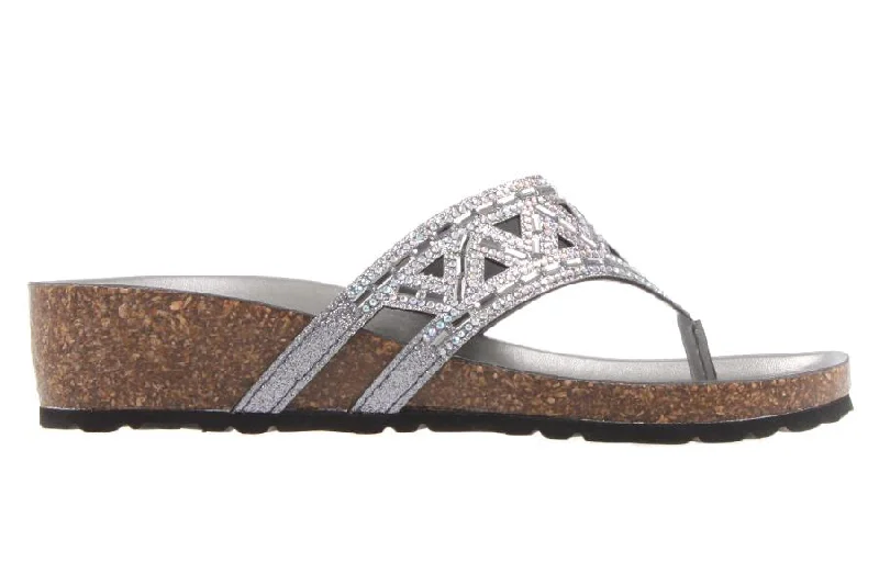Bold and statement-making women's shoes for the bold and beautifulLYN PEWTER