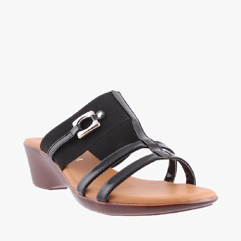 Luxurious and opulent women's shoe optionsMAID BLACK